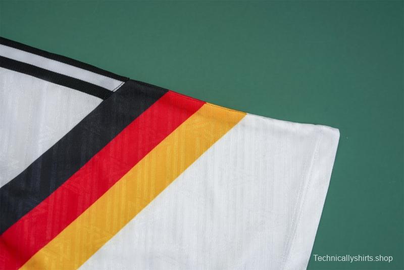 Retro 1990 Germany Home Soccer Jersey