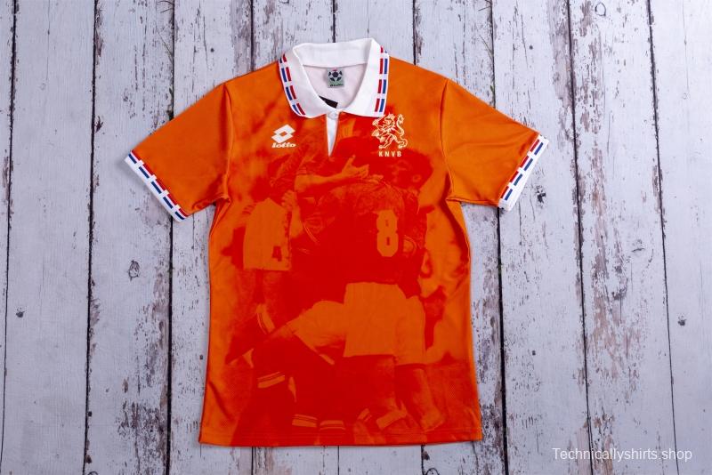 Retro 1996 The Netherlands Home Soccer Jersey