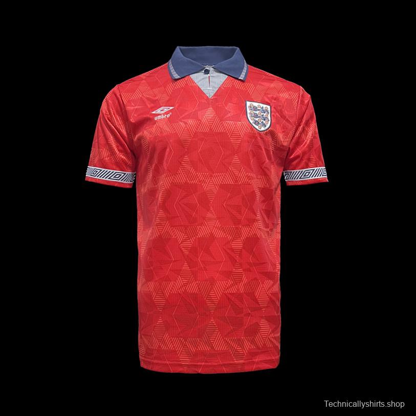 Retro 1990 England Red