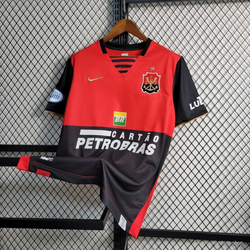 Retro 08-09 Flamengo Third Black Red Jersey