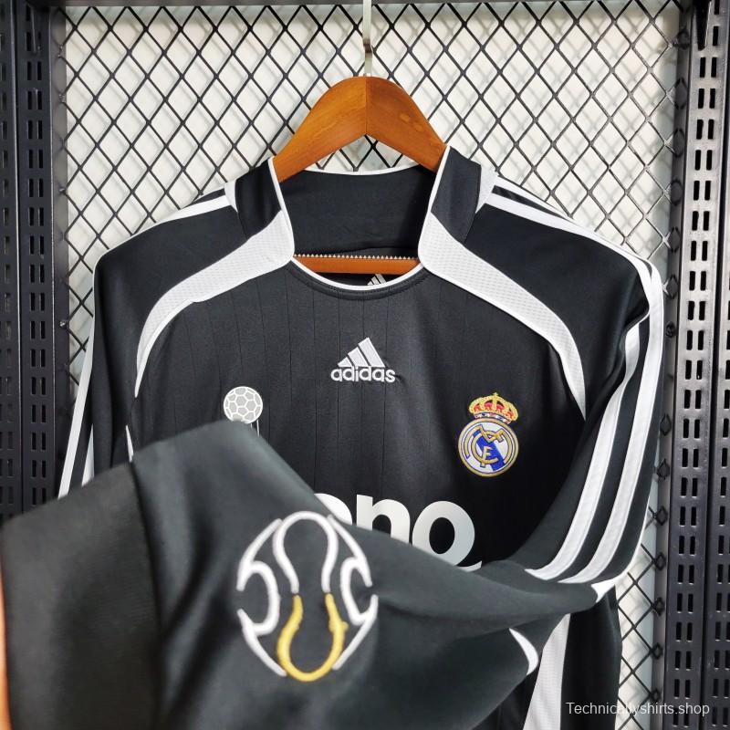 Retro 06-07 Real Madrid Third Long Sleeve Jersey