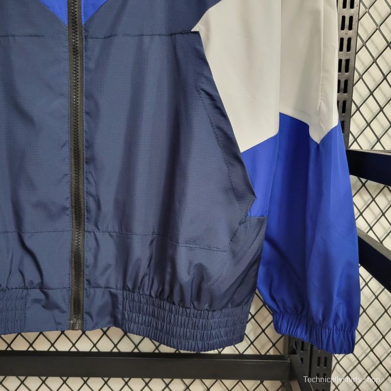 23-24 Corinthians Navy Blue Windbreaker