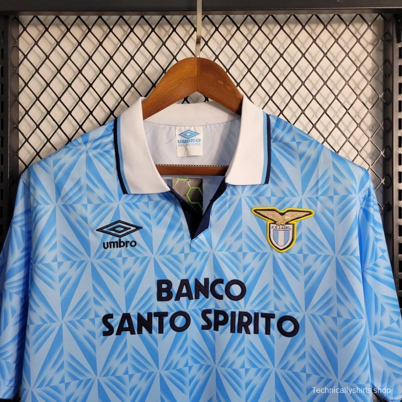 Retro 1991 Lazio Home Jersey