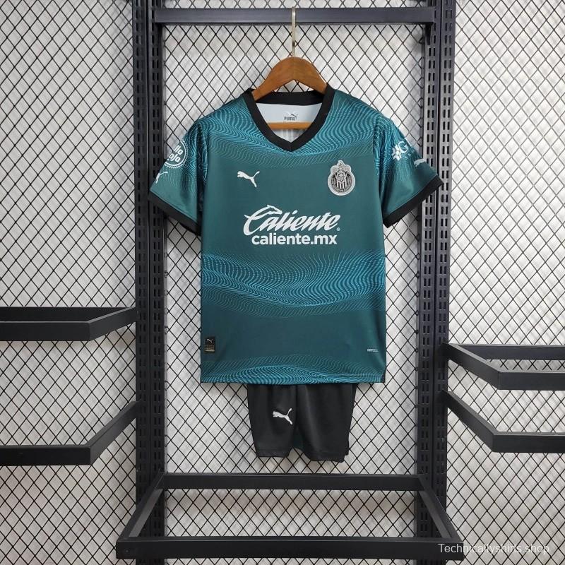 23/24 Kids Chivas Guadalajara Green Jersey