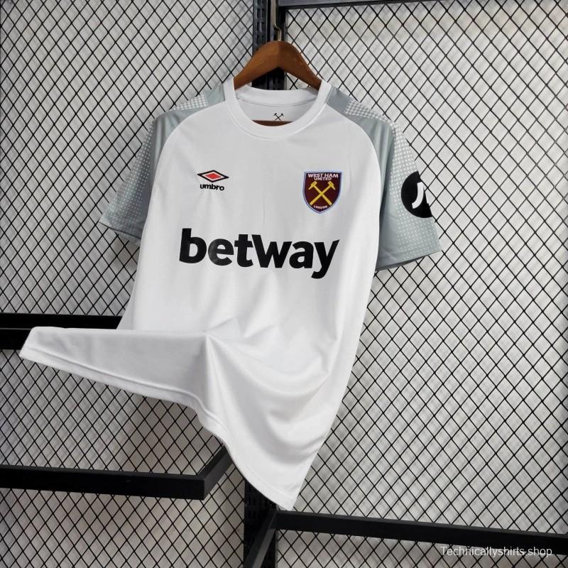 24/25 West Ham United Away White Jersey