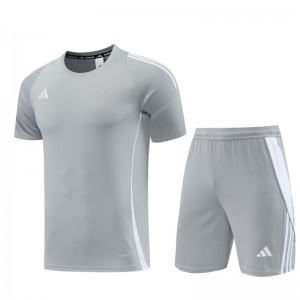 2024 Adidas Grey Short Sleeve Jersey+Shorts