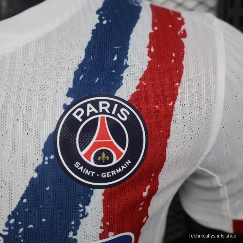 Player Version 24/25 PSG Away White Jersey