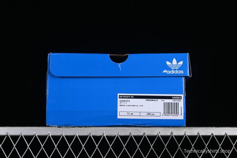 Adidas Retropy P9 GW9333 Running Shoes with Thick Popcorn Sole