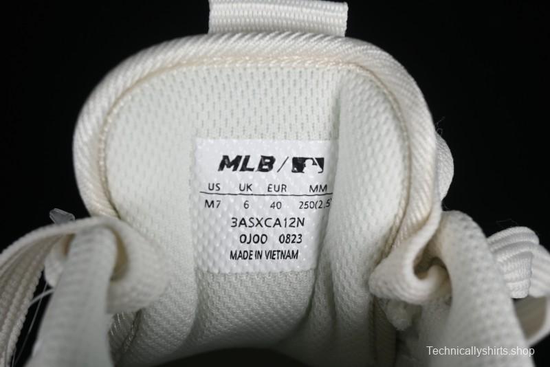 MLB Chunky Liner Basic New York Yankees Thick Sole Platform Sneakers with 6cm Height Increase - 3ASXCA12N50IVS