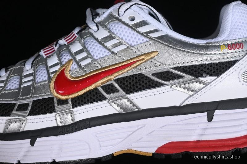 Nike P-6000 Retro Casual Sneakers Dad Shoes with Layered Design - BV1021-101