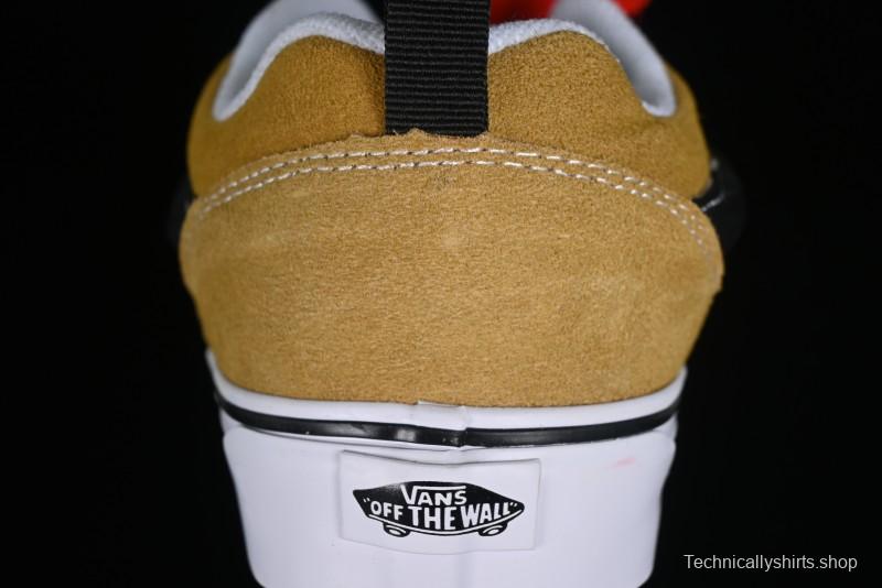 Vans Classics Knu Skool Retro Skate Shoes with Thick Tongue and Oversized Toe - VN0009QC5QJ1