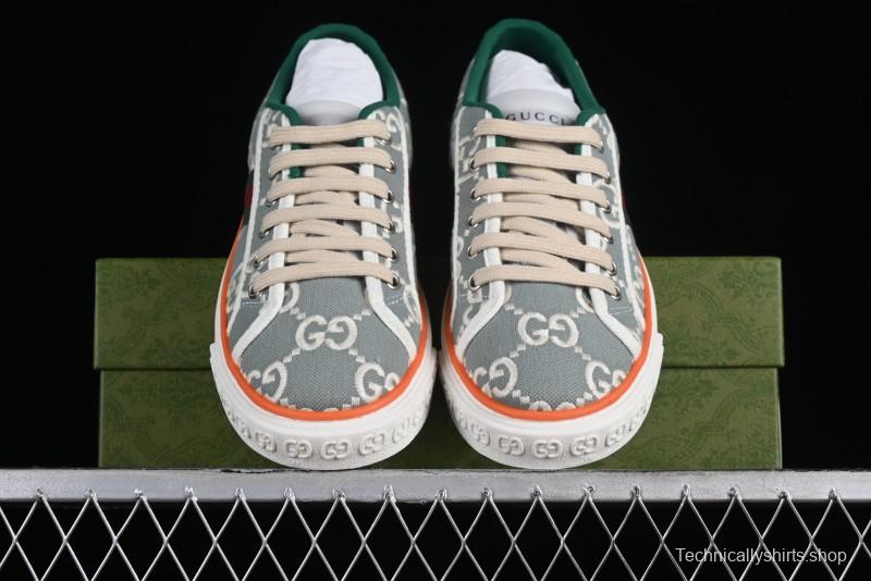 Gucci Tennis 1977 Print Sneaker Retro Casual Canvas Shoes - 02JPO9064
