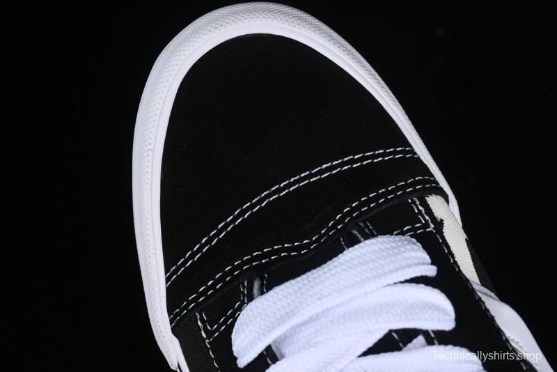 Vans Classics Knu Skool Cow Print Chunky Tongue Skate Shoes - VN0009QCB9P