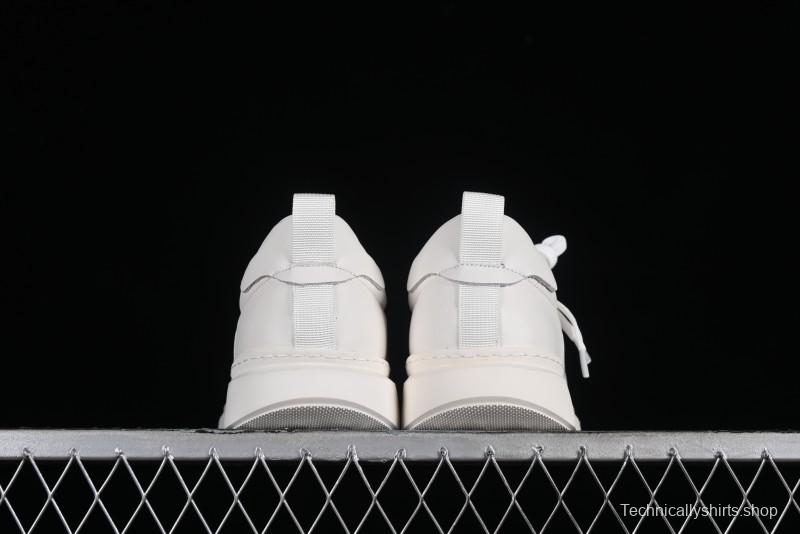 Ecco Soft 60th Anniversary Street Fun Collection Versatile White Sneakers - 63335301002