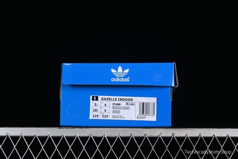 Adidas Originals Gazelle Indoor Retro Casual Anti-Slip Wear-Resistant Low-Top Skate Shoes - IF1808