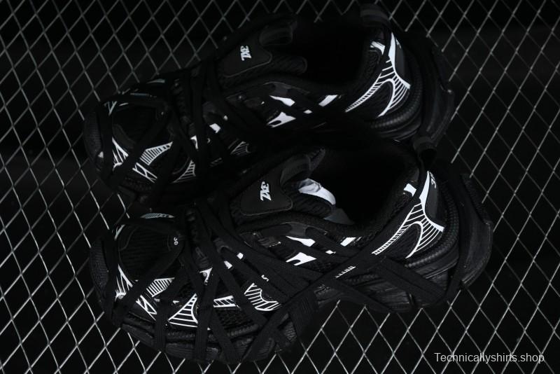 Balenciaga Phantom Sneaker 10th Generation Lace-Up Running Shoes with Transparent Heel Strap - W3XL11090