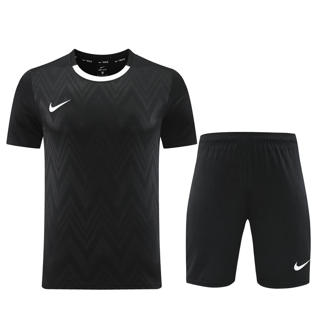 24/25 Nike Black Short Sleeve Jersey+Shorts