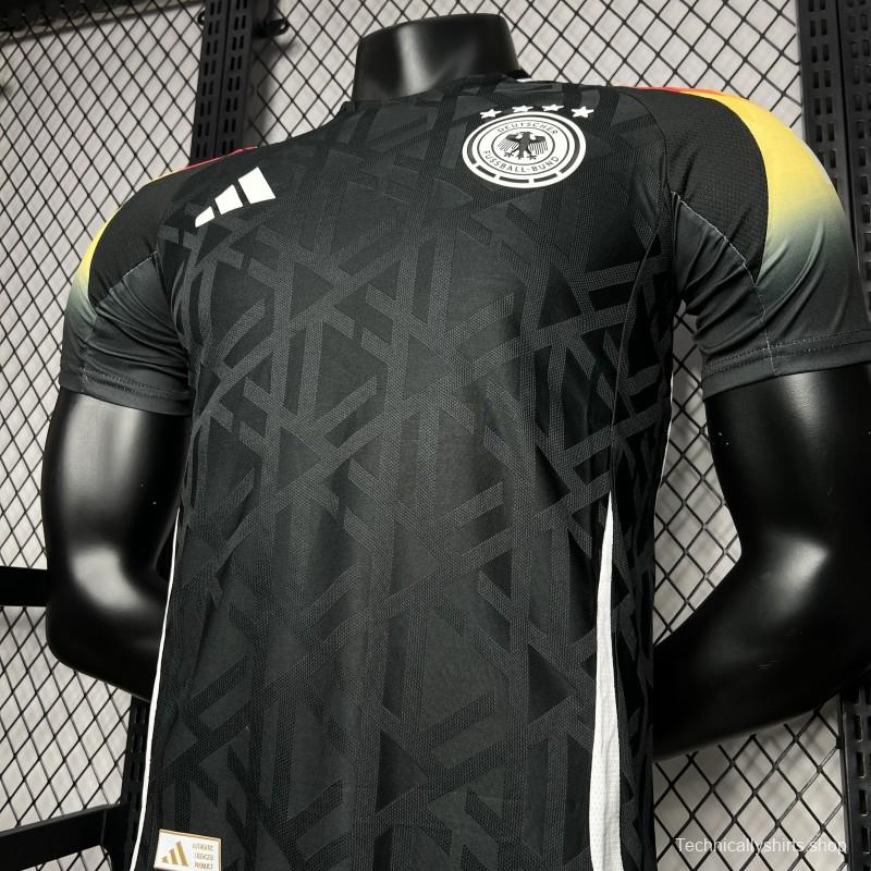 Player Version 2024 Germany Euro Black Pre-match Training Jersey