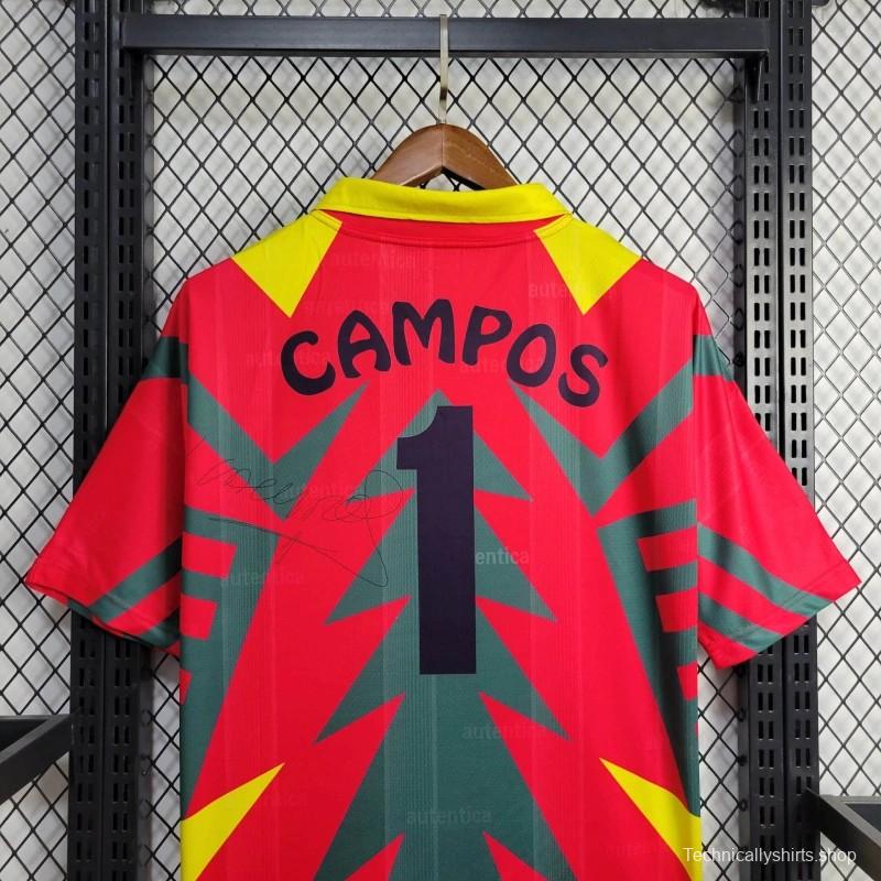 Retro 1998 Mexico World Cup Goalkeeper Red Jersey