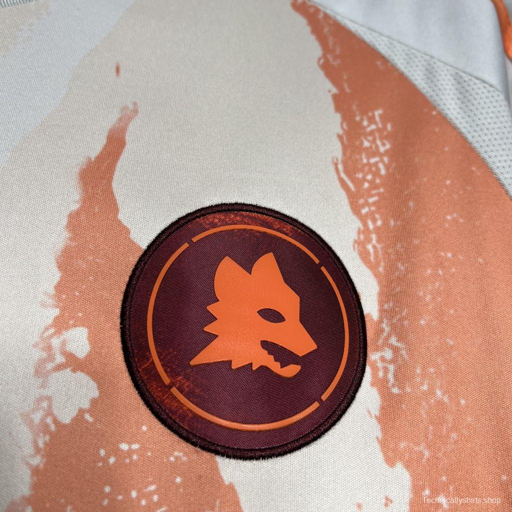24/25 AS Roma Away White Jersey