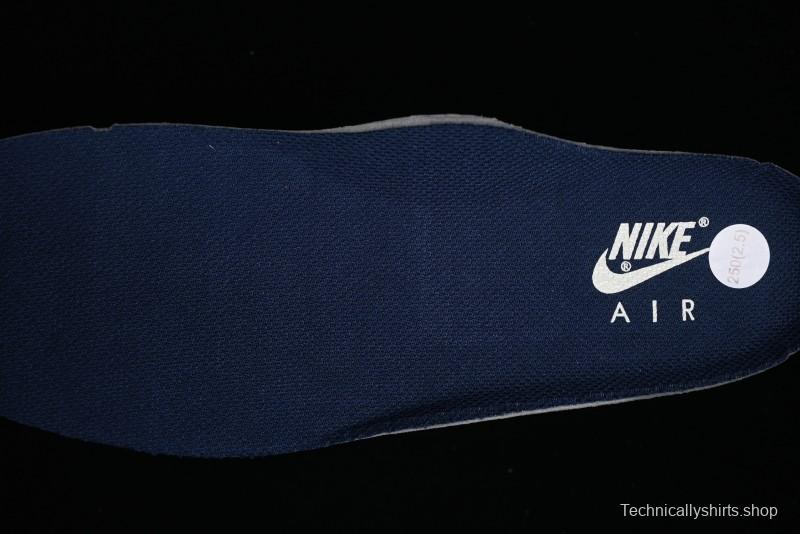 Nike Undefeated Air Force 1'07 Low Casual Sneakers in Deep Blue with Custom Leather and Reflective Details - UN2395-522