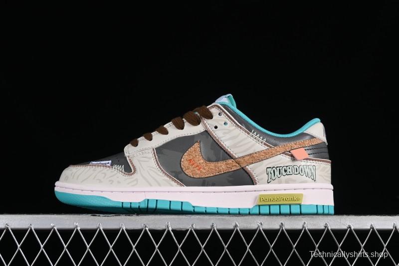Nike Dunk Low Panda Prank Spring Touchdown Spring Forward Brown Green SB Strap Low Top Casual Skate Shoes - DV0834-101
