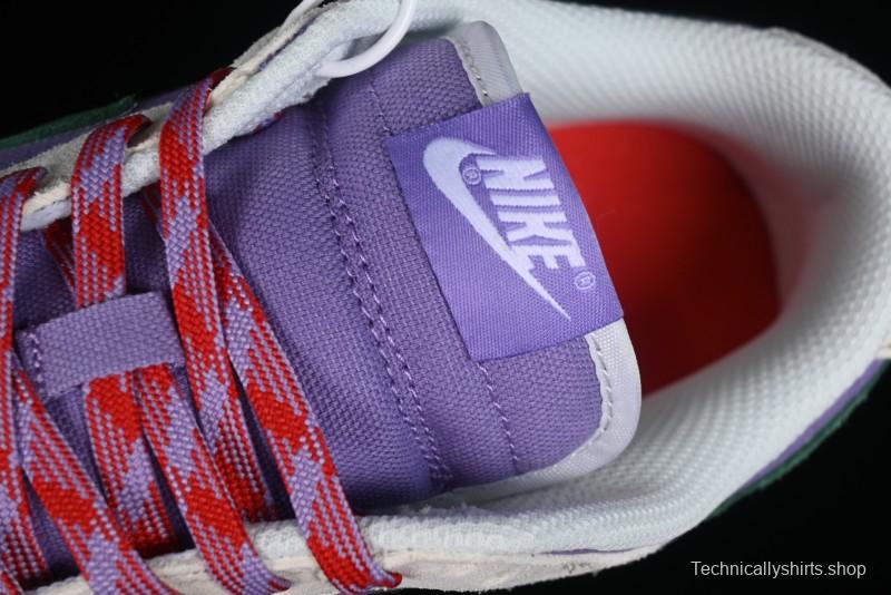Nike SB Dunk Low Casual Skateboarding Shoes in Purple with Black Swoosh - HF5030-030