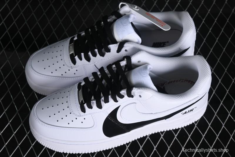 Nike Air Force 1 '07 Low Casual Sneakers with Double Swoosh Design - DD8959-100