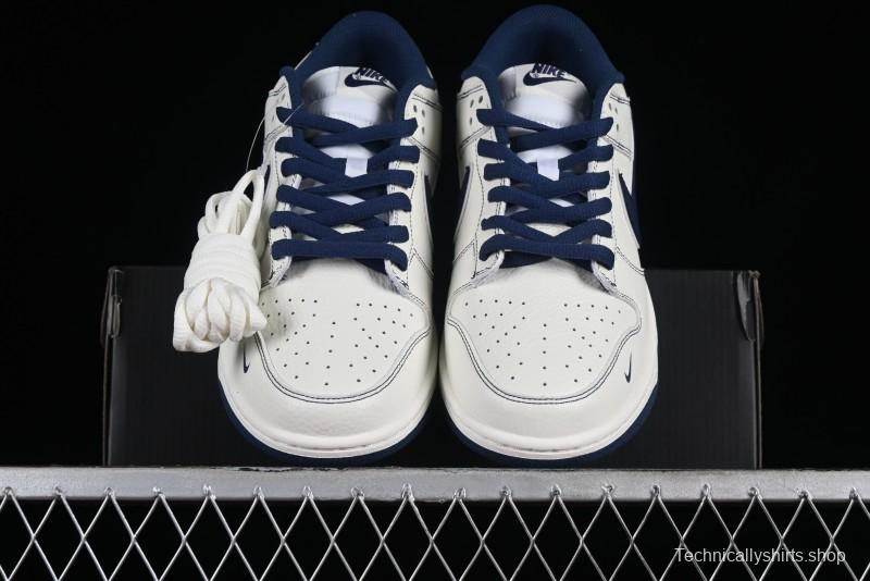 Supreme x Nike SB Dunk Low Deep Blue Colorway Low-Top Casual Skate Shoes - RM2308-238