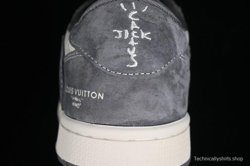 Nike Air Jordan 1 Low OG SP Travis Scott x Fragment Design Collaboration Sneakers - SJ2068-001