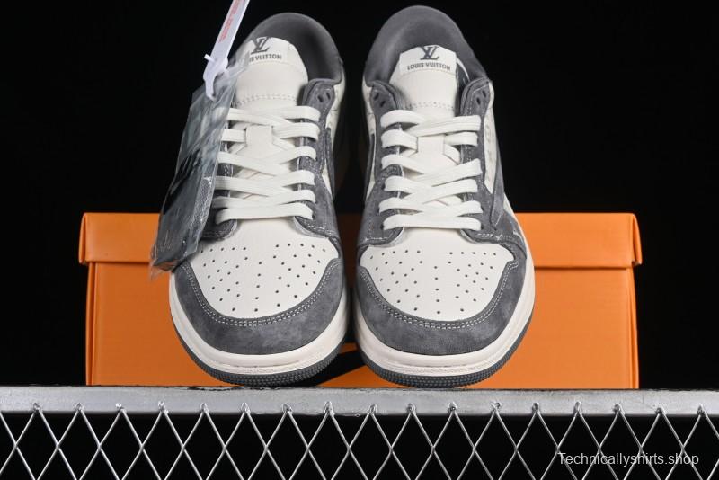 Nike Air Jordan 1 Low OG SP Travis Scott x Fragment Design Collaboration Sneakers - SJ2068-001