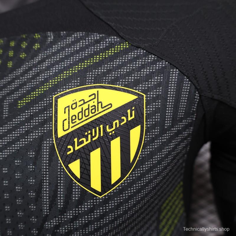 Player Version 24/25 Al-Ittihad Third Black Jersey