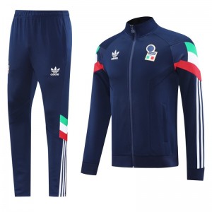 2024 Italy Blue Full Zipper Jacket +Long Pants