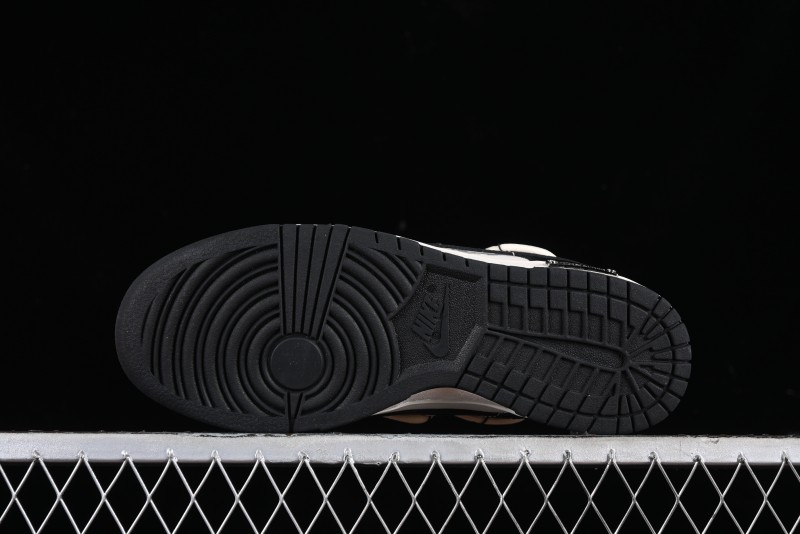 Nike Dunk Low Speed & Fury Distressed Oxidized Metal Punk SB Strap Low-Top Casual Sneakers - DD1391-100