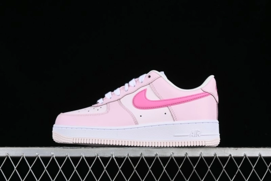 Nike Air Force 1 '07 Low White Pink Casual Sneakers - HM3696-661