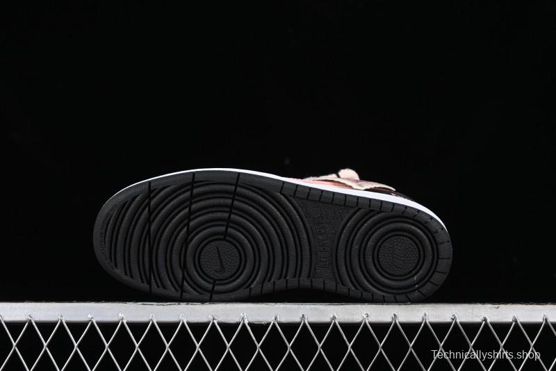 Nike Court Borough Low 2 Berry Worry Playful Cute Trendy Retro Low-Top Casual Sneakers - BQ5448-110