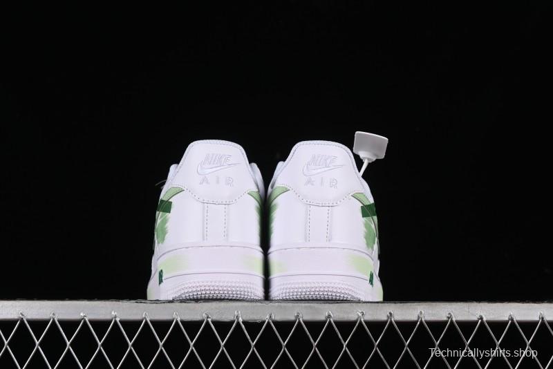 Nike Air Force 1 '07 Low Custom Hand-Painted Anime Theme with Swoosh Shadow and Strap - CW2288-111