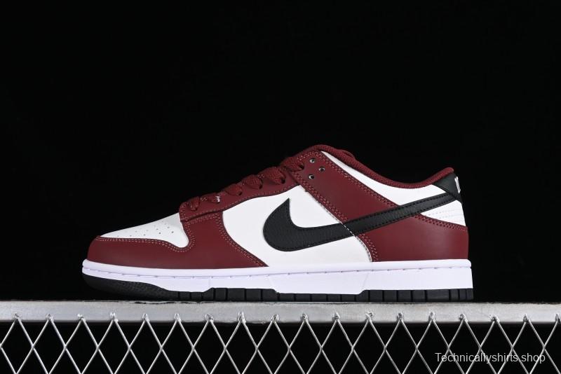 Nike Dunk Low SB Wine Red Black Low-Top Skateboarding Shoes - FJ4616-600