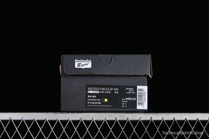 Onitsuka Tiger Mexico 66 Low-Top Canvas Casual Running Shoes - 1183A360-001