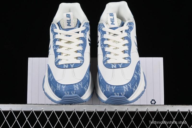 New York Yankees MLB Chunky Runner Denim Monogram Lightweight Casual Sneakers - 3ARNCRD4N50BLS