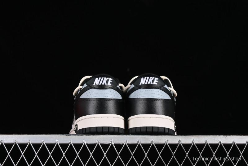 Nike Dunk Low Speed & Fury Distressed Oxidized Metal Punk SB Strap Low-Top Casual Sneakers - DD1391-100