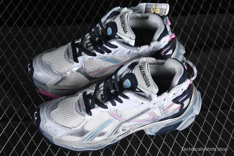 Balenciaga Runner Kith Four Color Retro Casual Sneakers - W3RMU9154