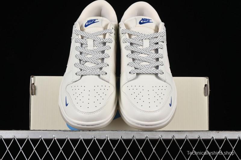 Nike SB Dunk Low White Pearl Anniversary High-End Custom Low-Top Casual Skate Shoes - XB3802-346