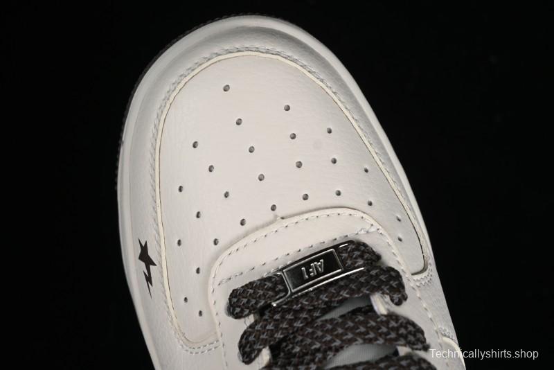 Nike Air Force 1 '07 Low BAPE Collaboration - Beige Black Star FG6688-100