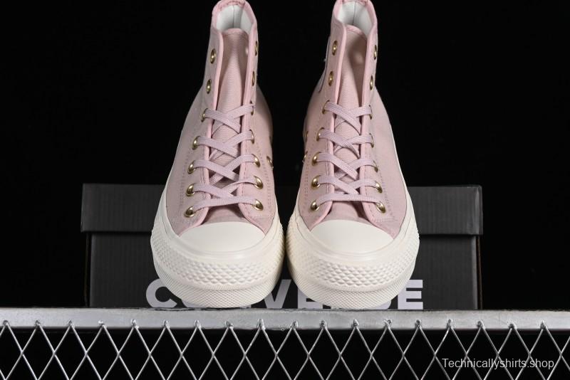 Converse All Star Lift High Top Platform Canvas Sneakers with Chunky Sole - A10431C
