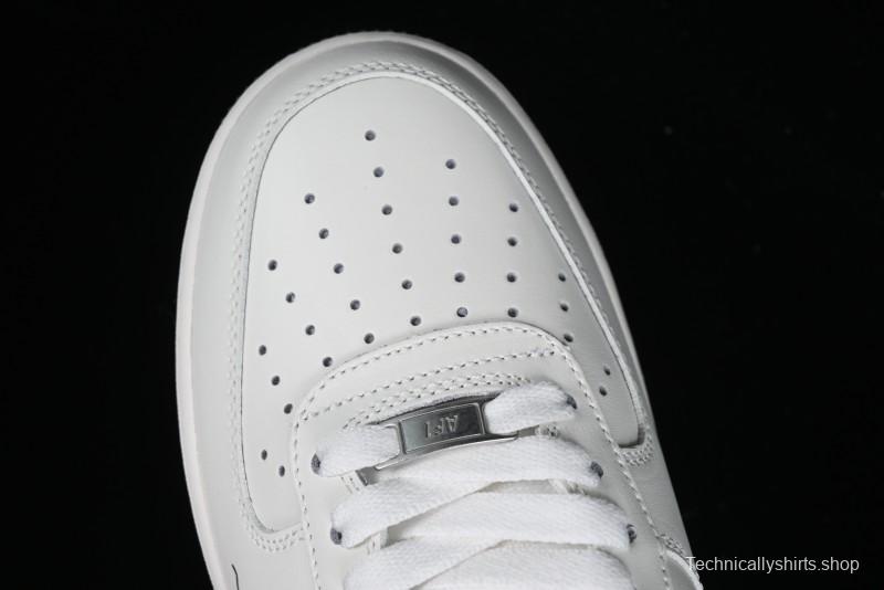 Nike Air Force 1 '07 Low "SHARK" Casual Sneakers with Full-Length Air Cushion - DB3301-220