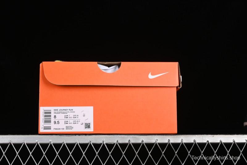 Nike Journey Run 2024 Low-Top Casual Running Shoes with Shock Absorption Anti-Slip and Wear-Resistant Design - FN0228-100