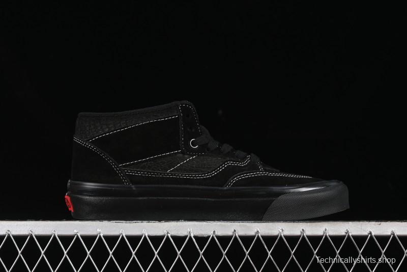 Vans Half Cab 33 DX Black Knight Anaheim Classic Retro Skate Shoes - VN0A5KX6BKA