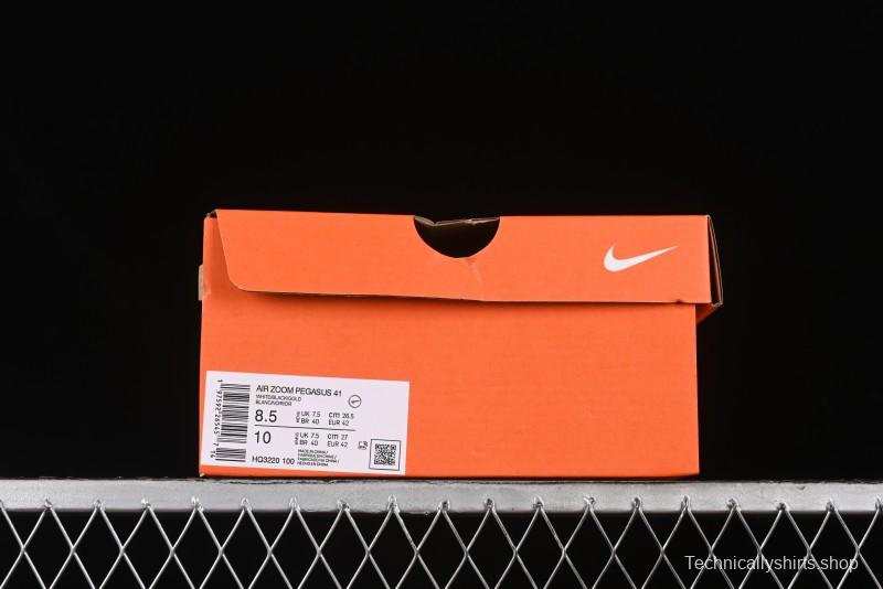 Nike Air Zoom Pegasus 41 Running Shoes with Breathable Mesh and Cushioned Support - HQ3220-100