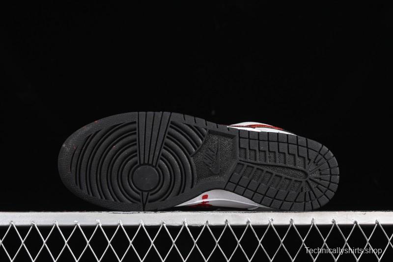 Nike SB Dunk Low Casual Skate Shoes - Anniversary Custom Edition in White/Grey/Black - LW1818-103